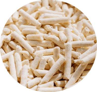 植物原料で出来た豆腐の猫砂