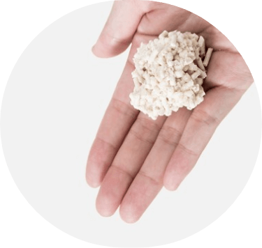 しっかり固まり処理が簡単な豆腐の猫砂