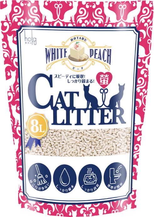 Hotaru 豆腐の猫砂 ピーチの香り 8L