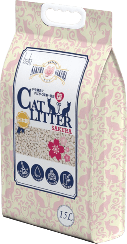 Hotaru 豆腐の猫砂 さくらの香り 15L